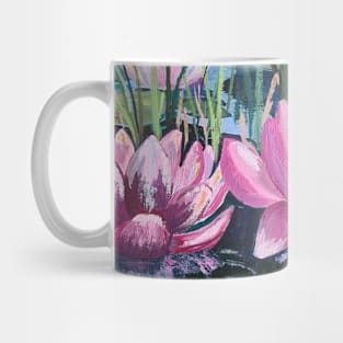 lake of flowers Mug